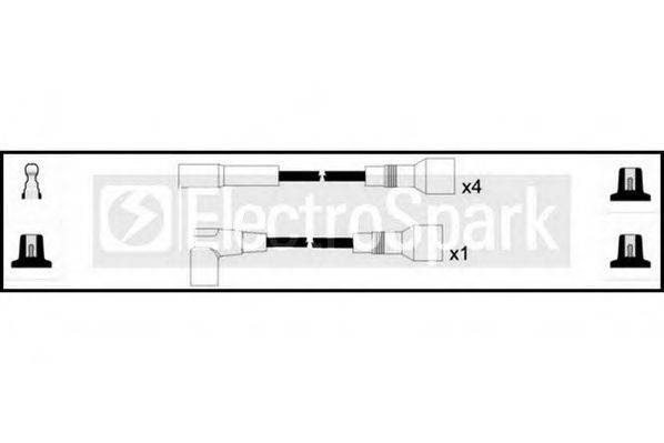 STANDARD OEK089 Комплект дротів запалення