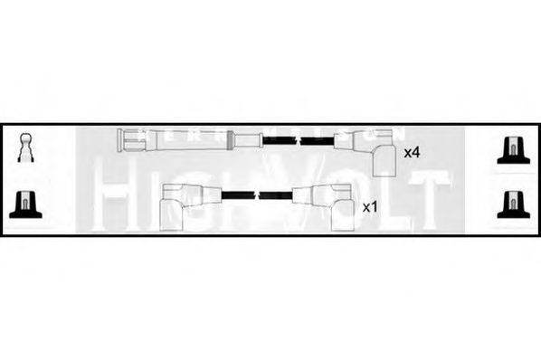 STANDARD OEF036 Комплект дротів запалення