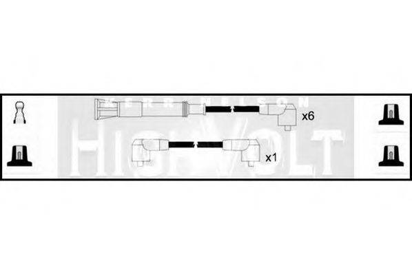 STANDARD OEF156 Комплект дротів запалення