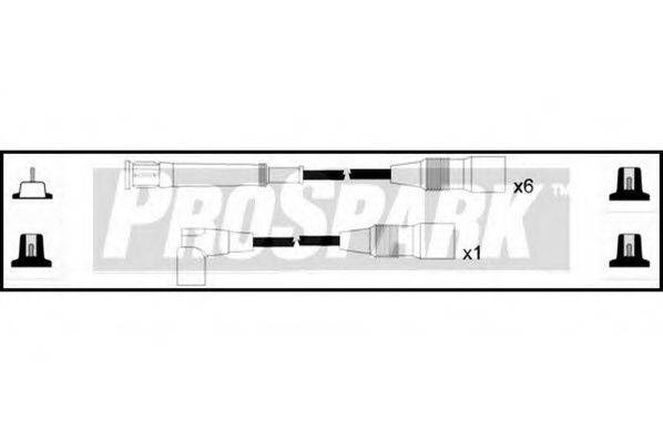 STANDARD OES224 Комплект дротів запалення