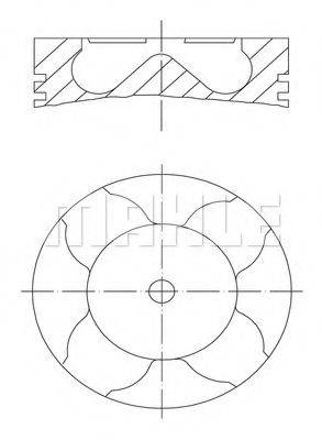 MAHLE ORIGINAL 081PI00103000 Поршень