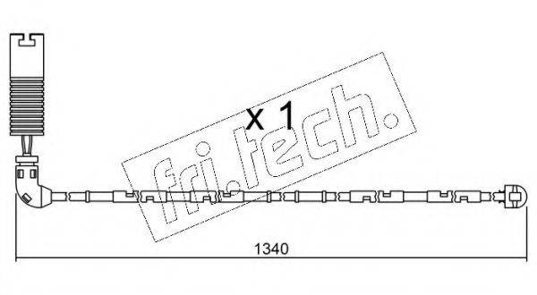 FRI.TECH. SU113 Сигналізатор, знос гальмівних колодок