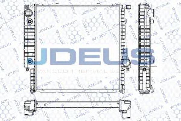 JDEUS RA0050090 Радіатор, охолодження двигуна