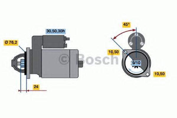 BOSCH 0986014840 Стартер