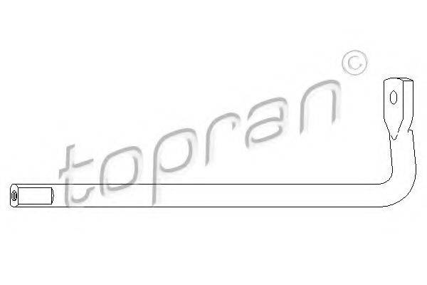 Натяжная планка, поликлиновой ремень TOPRAN 109 741