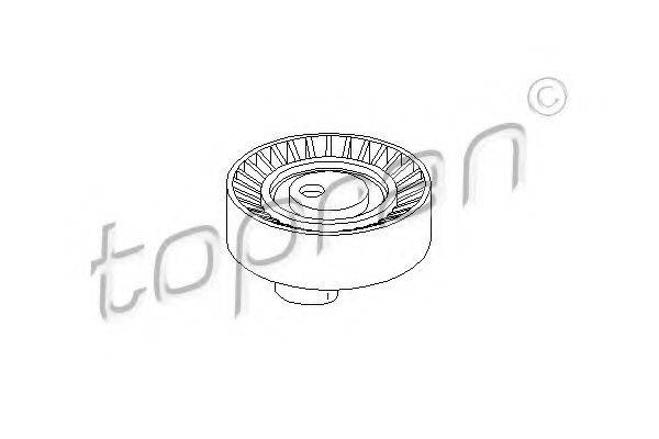 Паразитний / провідний ролик, полікліновий ремінь TOPRAN 500 258