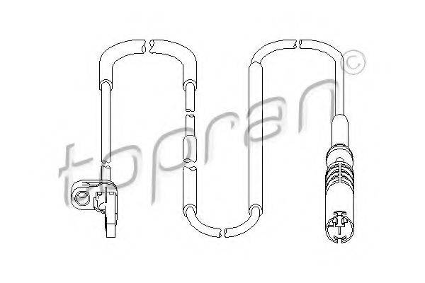 TOPRAN 501461 Датчик, частота обертання колеса
