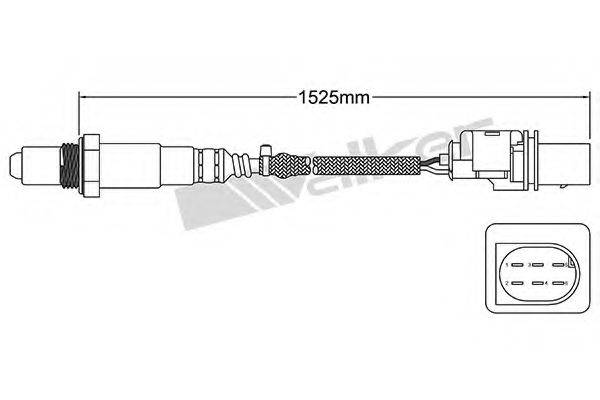 WALKER PRODUCTS 25025018 Лямбда-зонд