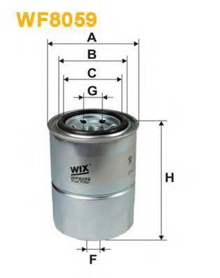 Топливный фильтр WIX FILTERS WF8059