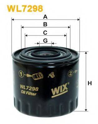 Масляный фильтр WIX FILTERS WL7298
