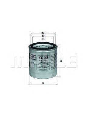 Топливный фильтр KNECHT KC 22