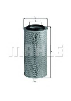 Повітряний фільтр KNECHT LX 236 Повітряний фільтр KNECHT LX 236