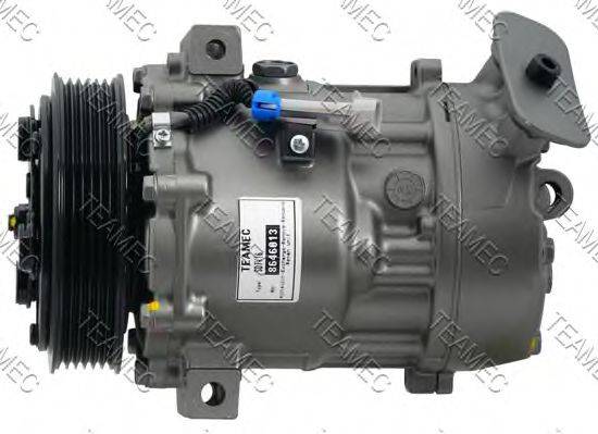 Компресор, кондиціонер TEAMEC 8646013 Компресор, кондиціонер TEAMEC 8646013