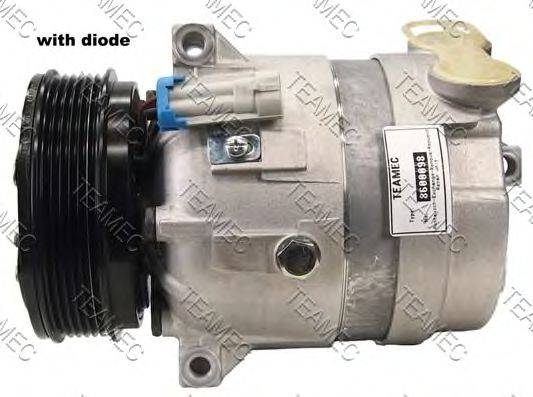 Компресор, кондиціонер TEAMEC 8600098 Компресор, кондиціонер TEAMEC 8600098