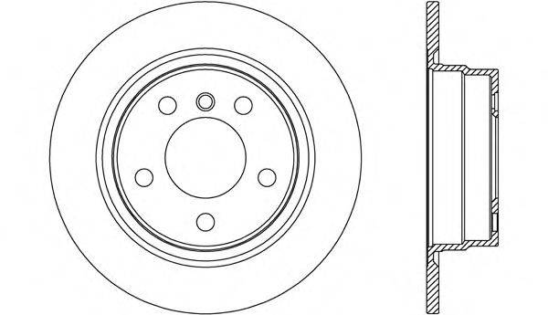 OPEN PARTS BDR262310 гальмівний диск