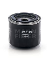 Масляний фільтр MANN-FILTER W 811/81