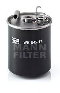 Топливный фильтр MANN-FILTER WK 842/17