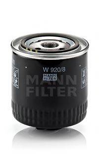 Масляный фильтр MANN-FILTER W 920/8