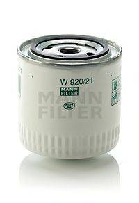 Масляний фільтр; Фільтр, Гідравлічна система приводу робочого обладнання MANN-FILTER W 920/21