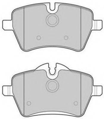 Комплект гальмівних колодок, дискове гальмо FREMAX FBP-1707