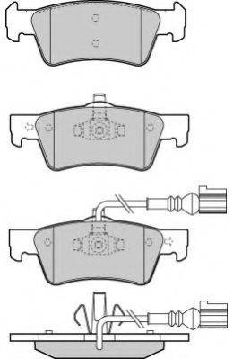 Комплект тормозных колодок, дисковый тормоз FREMAX FBP-1553