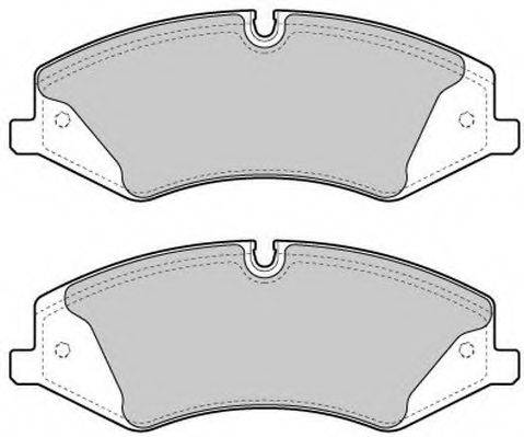 Комплект тормозных колодок, дисковый тормоз FREMAX FBP-1746