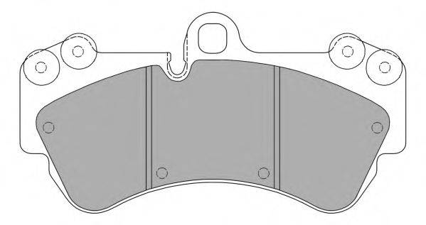 Комплект тормозных колодок, дисковый тормоз FREMAX FBP-1356