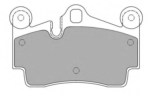 Комплект тормозных колодок, дисковый тормоз FREMAX FBP-1359