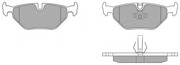Комплект тормозных колодок, дисковый тормоз FREMAX FBP-0734