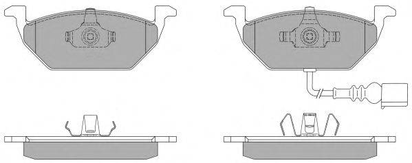 Комплект тормозных колодок, дисковый тормоз FREMAX FBP-1070-01