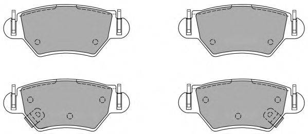 Комплект тормозных колодок, дисковый тормоз FREMAX FBP-1082
