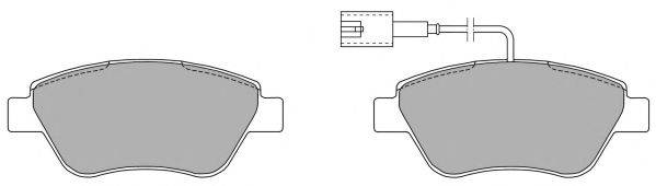 Комплект тормозных колодок, дисковый тормоз FREMAX FBP-1218
