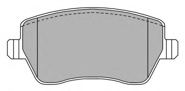 Комплект тормозных колодок, дисковый тормоз FREMAX FBP-1337