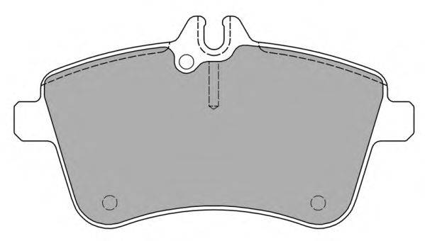 Комплект тормозных колодок, дисковый тормоз FREMAX FBP-1398