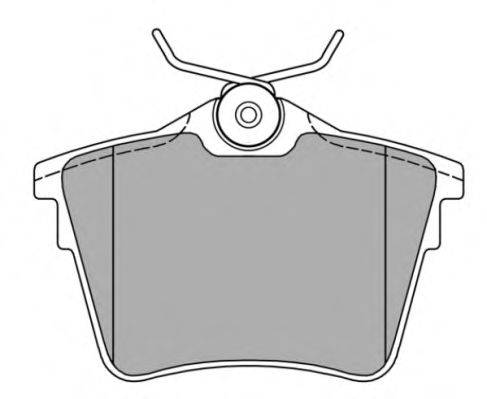 Комплект тормозных колодок, дисковый тормоз FREMAX FBP-1409