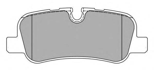 Комплект гальмівних колодок, дискове гальмо FREMAX FBP-1567