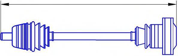 SERCORE 12392 Приводний вал