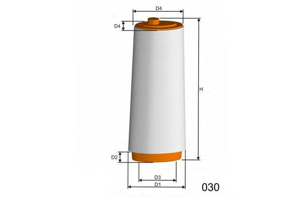 MISFAT R404 Повітряний фільтр