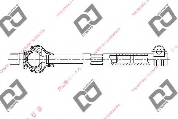 DJ PARTS DR1069 Осьовий шарнір, рульова тяга