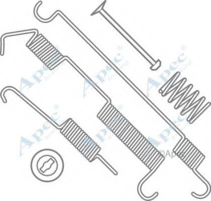 Комплектуючі, гальмівна колодка APEC BRAKING KIT754 Комплектуючі, гальмівна колодка APEC BRAKING KIT754