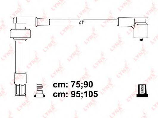 LYNXAUTO SPC1412 Комплект дротів запалення