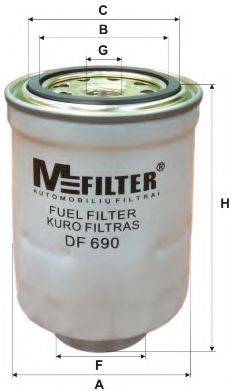 Паливний фільтр MFILTER DF 690