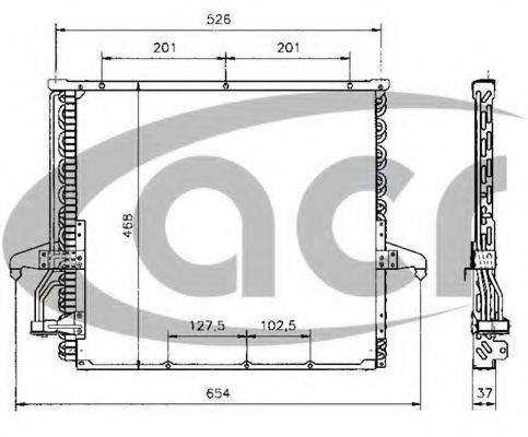 ACR 300103 Конденсатор, кондиціонер