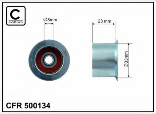 CAFFARO 500134 Паразитний / Провідний ролик, зубчастий ремінь