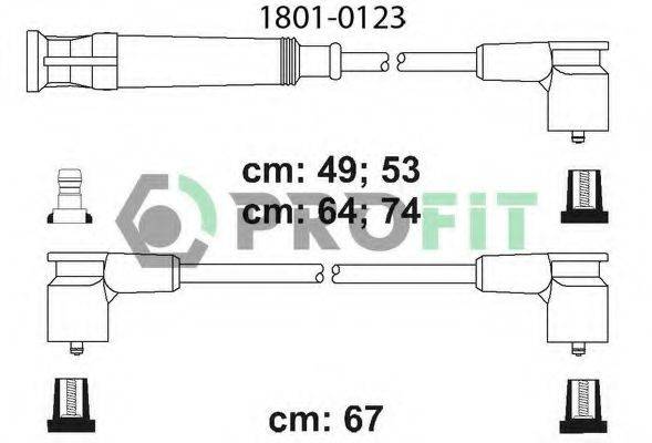 PROFIT 18010123 Комплект дротів запалення