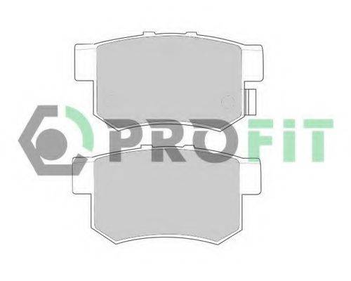 Комплект гальмівних колодок, дискове гальмо PROFIT 5000-0956