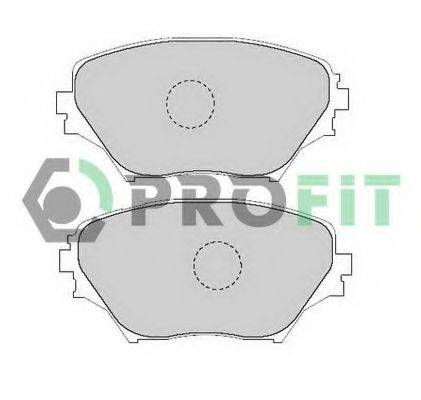 Комплект гальмівних колодок, дискове гальмо PROFIT 5000-1514