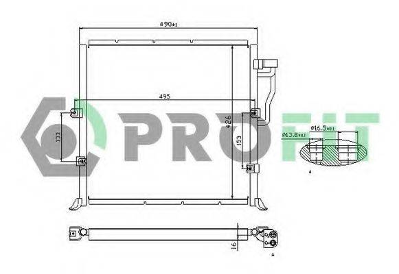 PROFIT PR0063C1 Конденсатор, кондиціонер