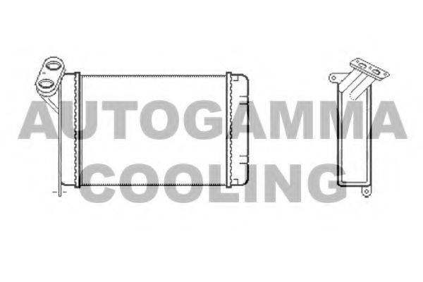 Теплообмінник, опалення салону AUTOGAMMA 102537