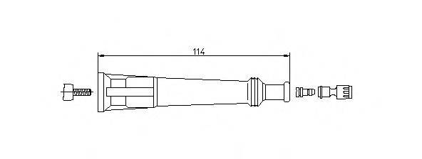 BREMI 132135 Виделка, свічка запалювання